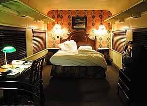 Our room at The Chattanooga Choo Choo, one of the most unusual hotels anywhere. The Chattanooga Choo Choo (1909) Chattanooga, Tennessee, is nominated for Best Social Media of a Historic Hotel © 2014 Karen Rubin/news-photos-features.com