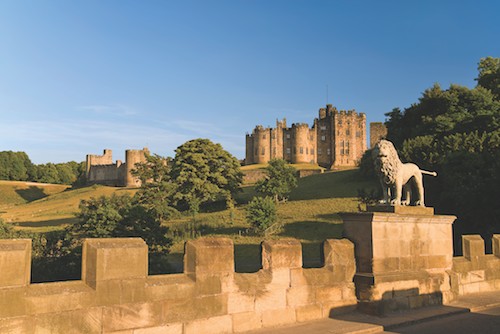 Alnwick Castle in England’s Northumberland, which will take a leading role in a special Christmas episode of "Downton Abbey," highlights a new 2015 Wayfarers Walking Vacations trip.