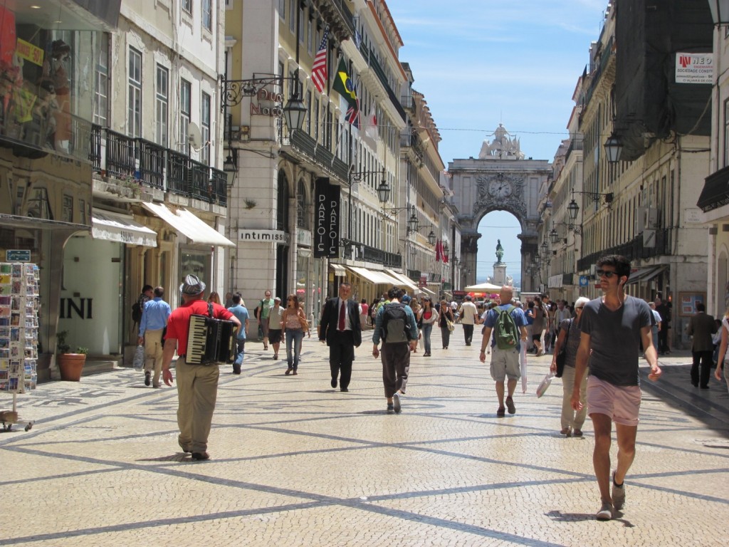 Lisbon, Portugal. Bid by May 1 for airline tickets on TAP Portugal on the Global Traveler auction benefitting the Leukemia & Lymphoma Society © 2015 Karen Rubin/news-photos-features.com